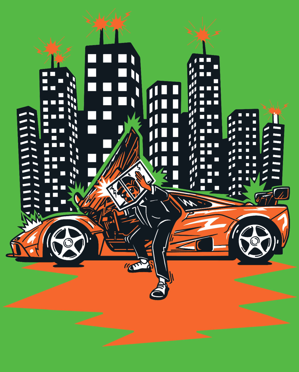 Aquarium Head Gets a Ride Tee